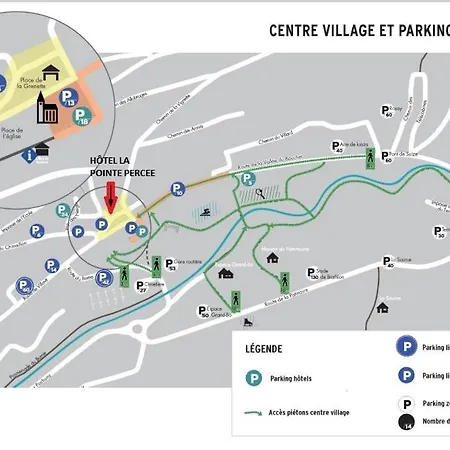 Szálloda La Pointe Percee Le Grand-Bornand